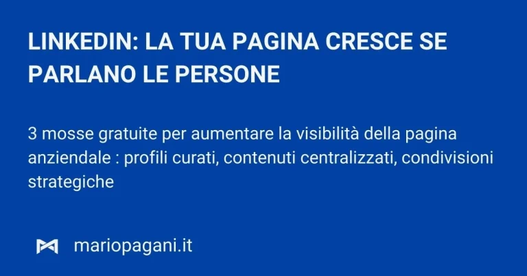 linkedin per aziende