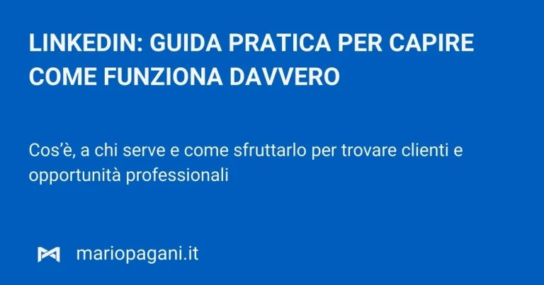 linkedin cose e come funziona