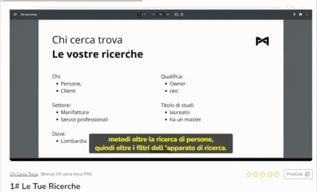 Chi cerca trova bonus pro