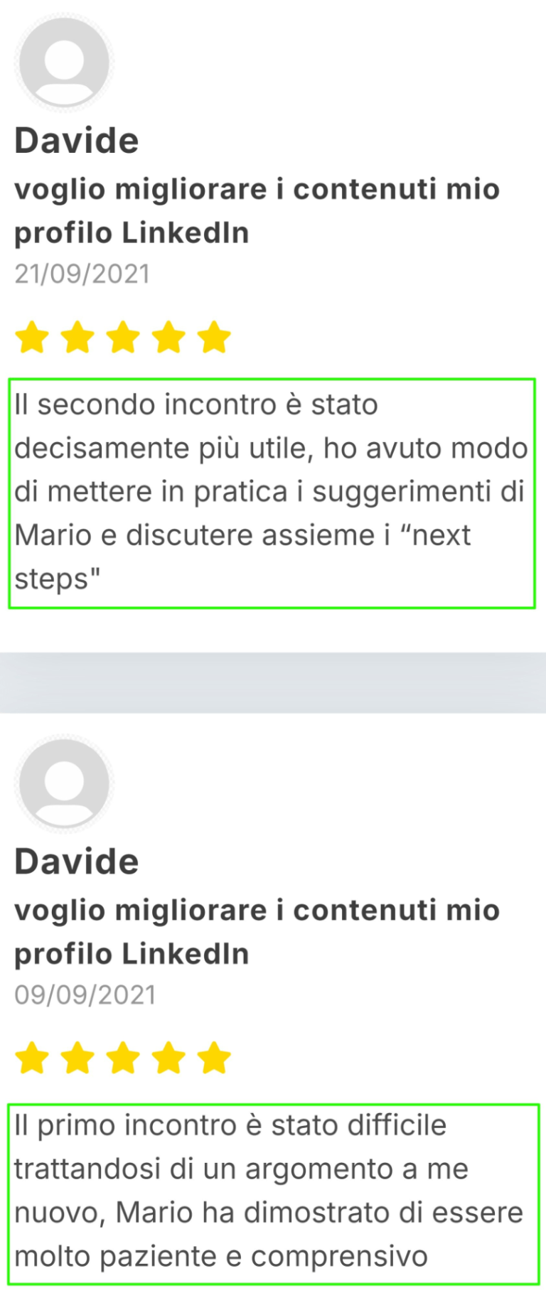 recensione consulenza web marketing davide