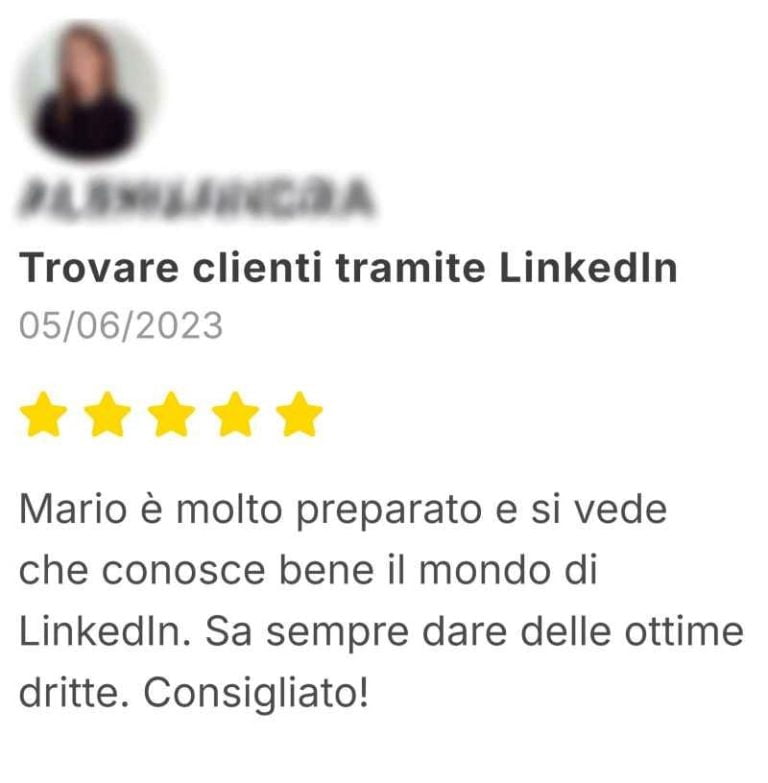 recensione consulenza linkedin aleksandra beyond the box