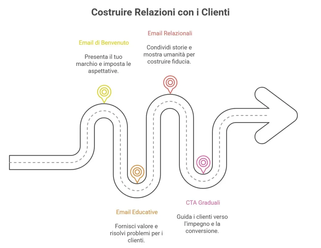costruire relazioni con lead generation email marketing