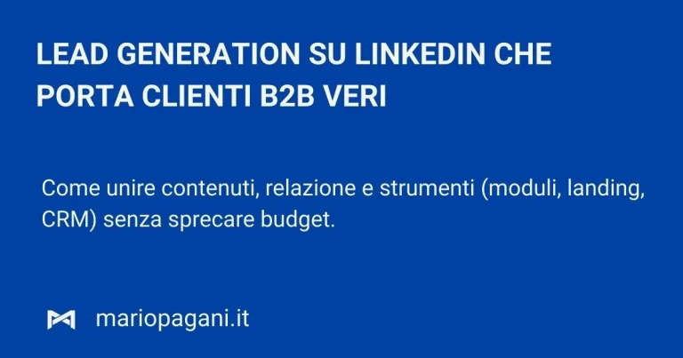 lead generation linkedin