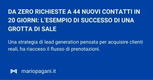 lead generation grotta di sale